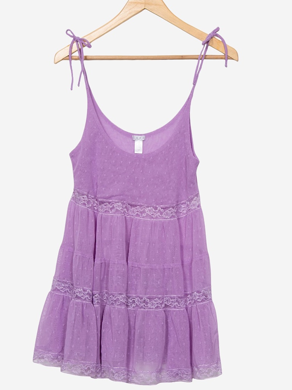 purple clo intimo lace fairy whimsigoth babydoll flowy chemise slip dress
